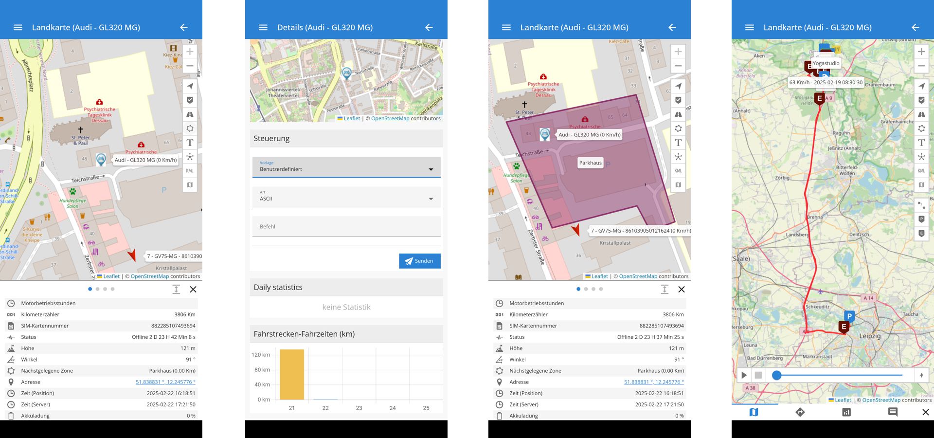 Motorrad und Motorräder per Smartphone überwachen
